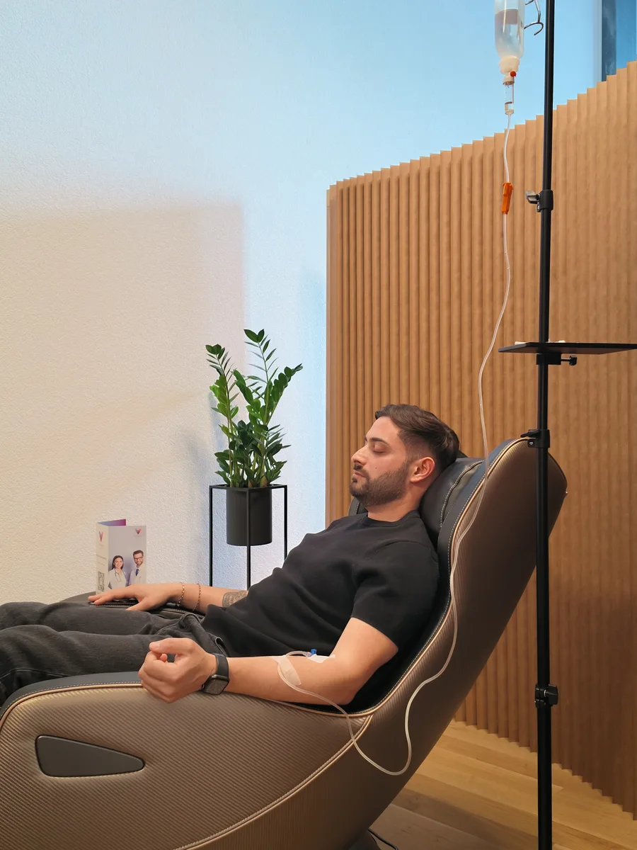 Infusion in der Vitamin Lounge Innsbruck